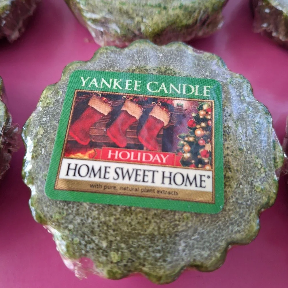 Yankee Candle HOLIDAY HOME SWEET HOME Wax Melts Tarts Lot of‎ 8 Retired